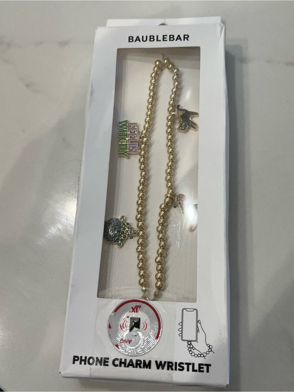 BAUBLEBAR Phone Charm Wristlet Decorative & Secure Strap Halloween NEW
